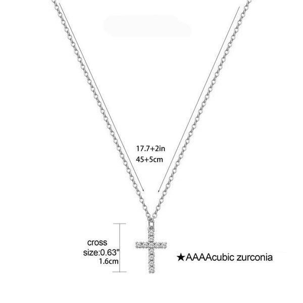 Kalen Stainless Steel Cross Pendant Necklace Wholesale for Women