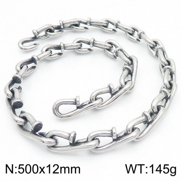 Kalen Nail Chain Necklace for Men Wholesale