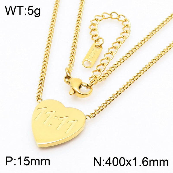 Kalen 11:11 Heat Pendant Necklace for Women Wholesale