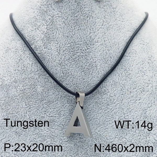 Kalen Letter Pendant Necklaces Wholesale