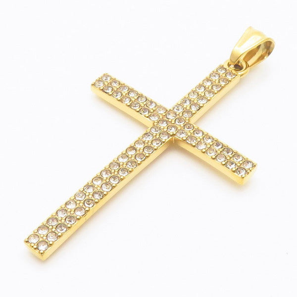 Kalen Zircon Cross Pendant Necklace