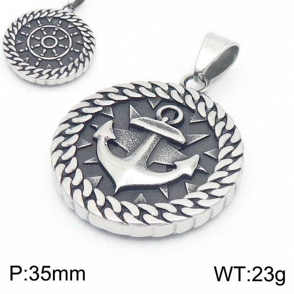 Kalen Viking Norse Coin Pendant Necklace for Men Wholesale