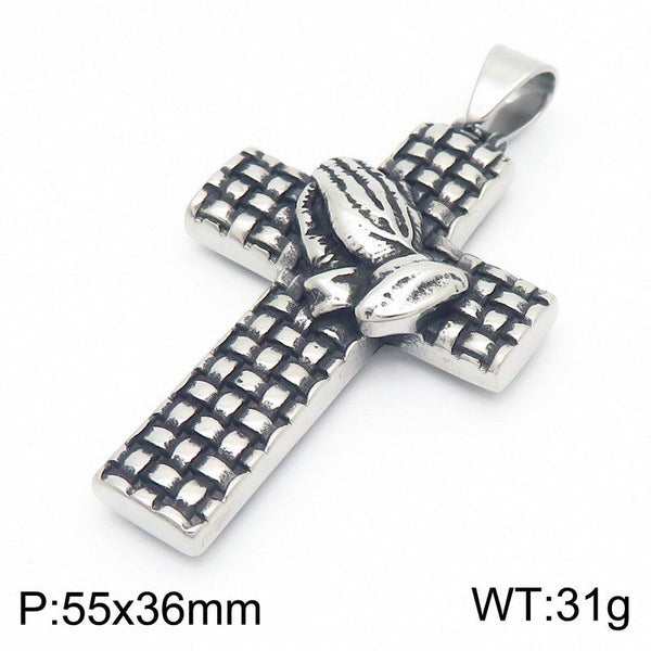 Kalen Cross Pendant Necklace for Men Wholesale