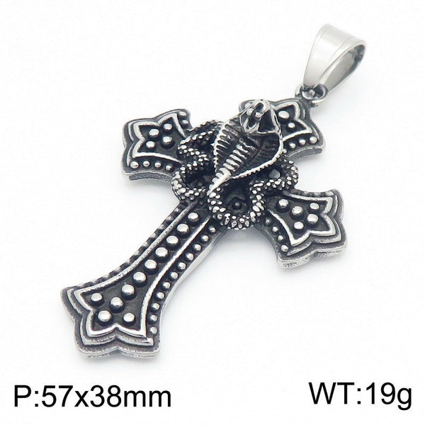 Kalen Cross Pendant Necklace for Men Wholesale