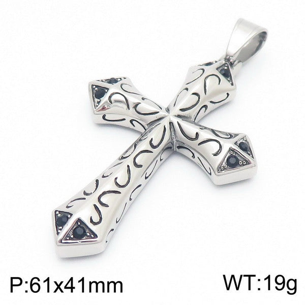 Kalen Cross Pendant Necklace for Men Wholesale