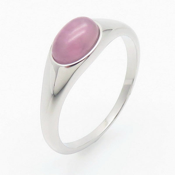 Kalen Stainless Steel Oval Stone Ring for Men Women Wholesale