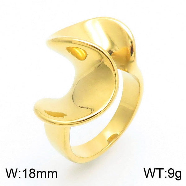 Kalen Stainless Steel Chunky Dome Ring for Women Wholesale