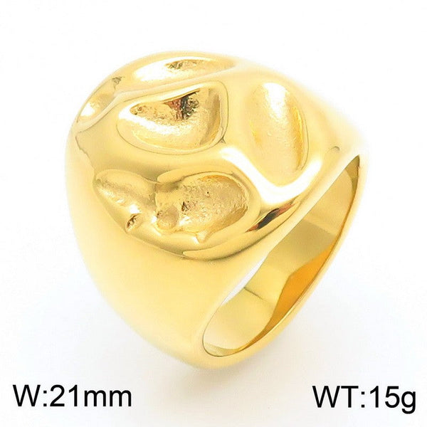 Kalen Stainless Steel Chunky Dome Ring for Women Wholesale