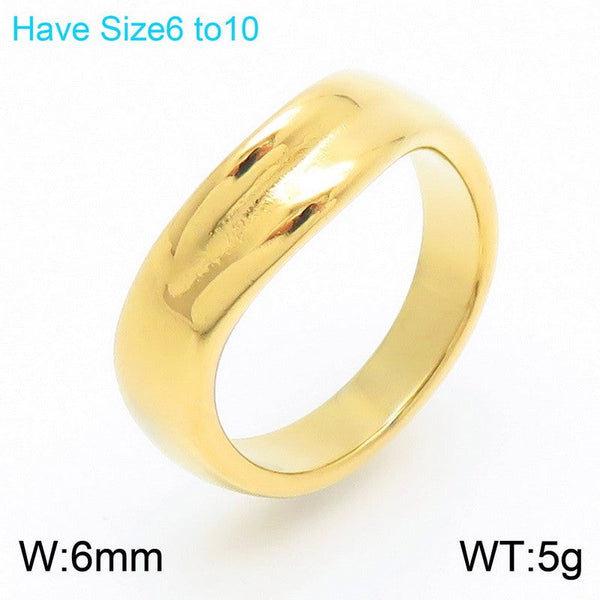 Kalen Stainless Steel Wedding Band Ring Wholesale