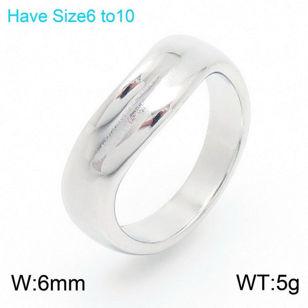 Kalen Stainless Steel Wedding Band Ring Wholesale