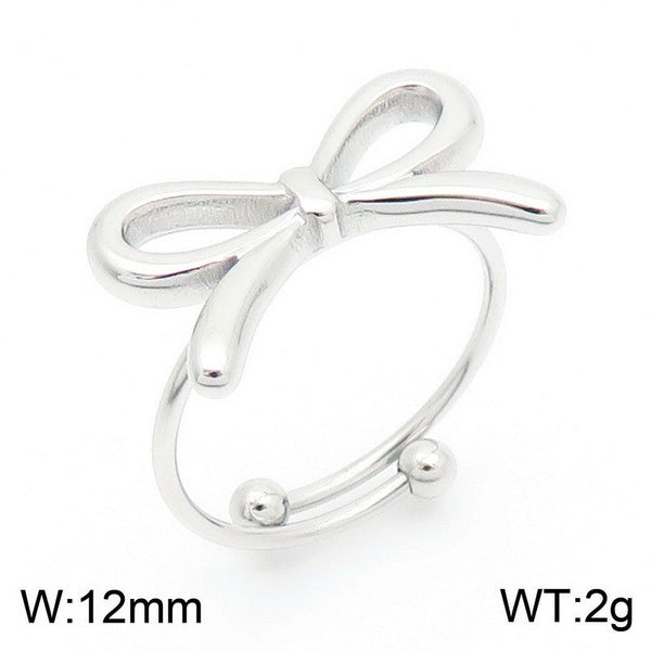 Kalen Stainless Steel Knot Ring for Women