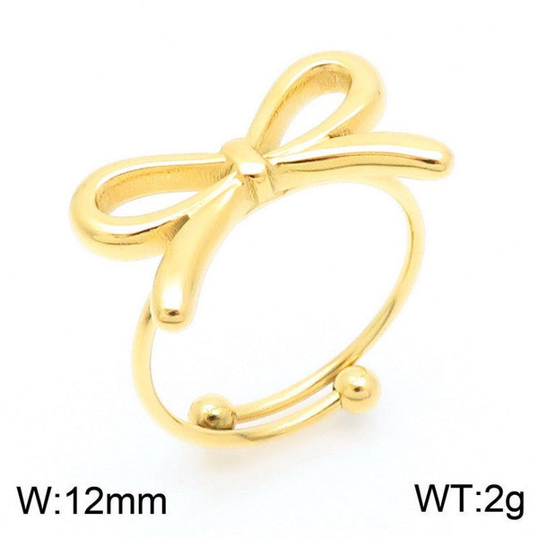 Kalen Stainless Steel Knot Ring for Women