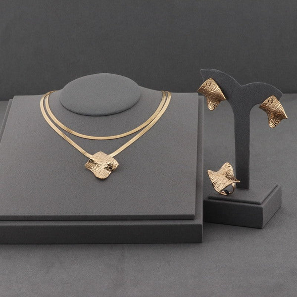 Kalen Ring Earring Pendant Necklace Jewelry Set Wholesale