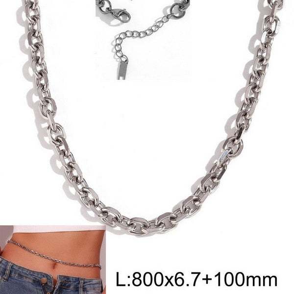 Kalen 7mm Stainless Steel Loop Waist chain Wholesale