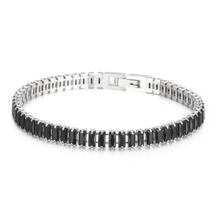 Kalen 6mm Stainless Steel Zircon Tennis Chain Wholesale Bracelet - kalen