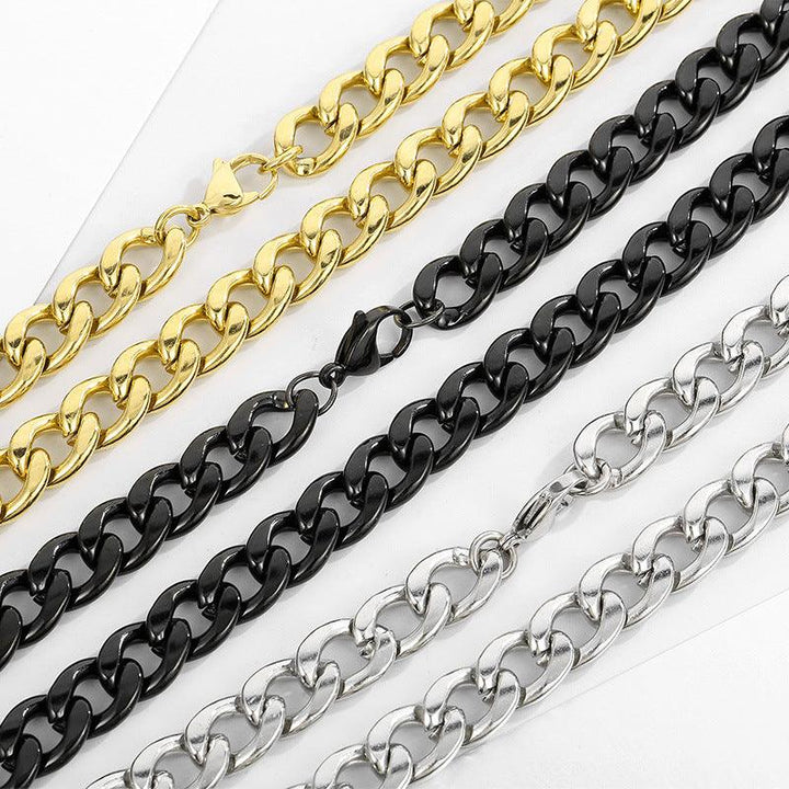 Stainless Steel 3/4/5/6/8/10/11mm Polished Miami Cuban Link Chain Necklace With Lobster Clap - kalen