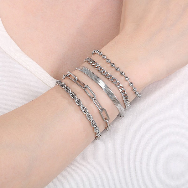Stainless Steel INS Style Amazon Hot-Seller Bracelet