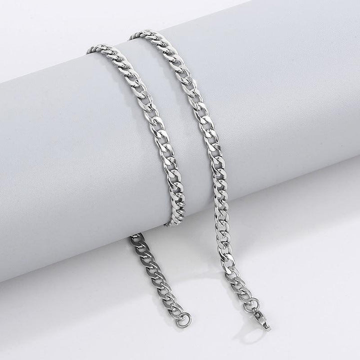 Stainless Steel 3/4/5/6/8/10/11mm Polished Miami Cuban Link Chain Necklace With Lobster Clap - kalen