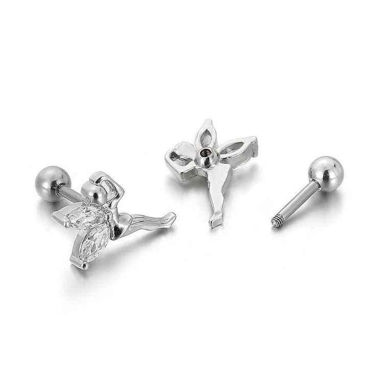 Kalen Stainless Steel Cute Stud Earrings for Women - kalen