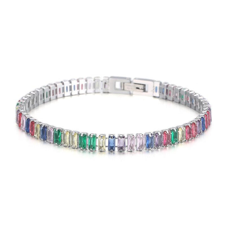 Kalen 6mm Stainless Steel Zircon Tennis Chain Wholesale Bracelet - kalen