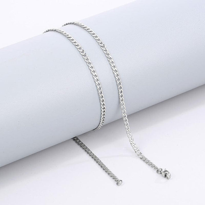 Stainless Steel 3/4/5/6/8/10/11mm Polished Miami Cuban Link Chain Necklace With Lobster Clap - kalen