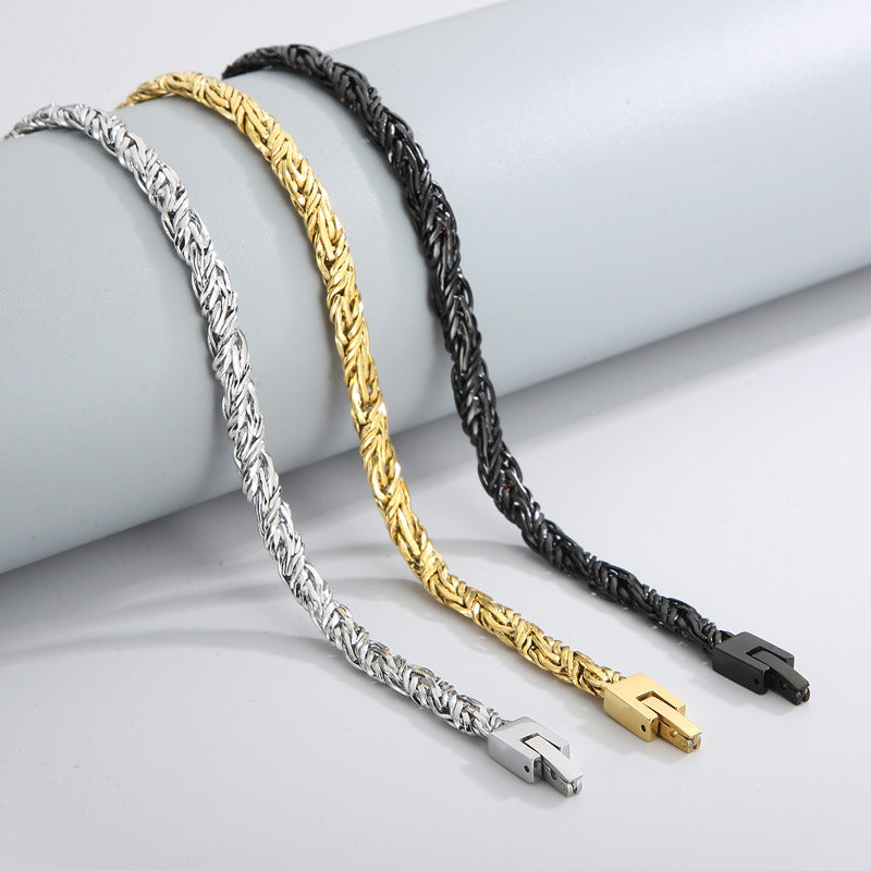 Kalen 6mm Wholesale Stainless Steel Link Chain Necklace for Men Women - view 1