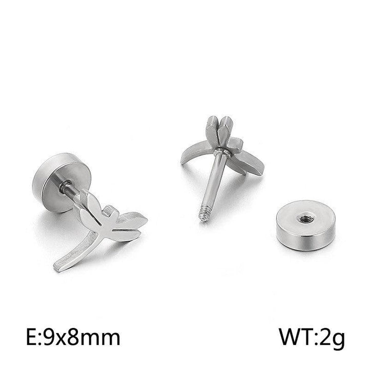 Kalen Stainless Steel Cute Stud Earrings for Women - kalen