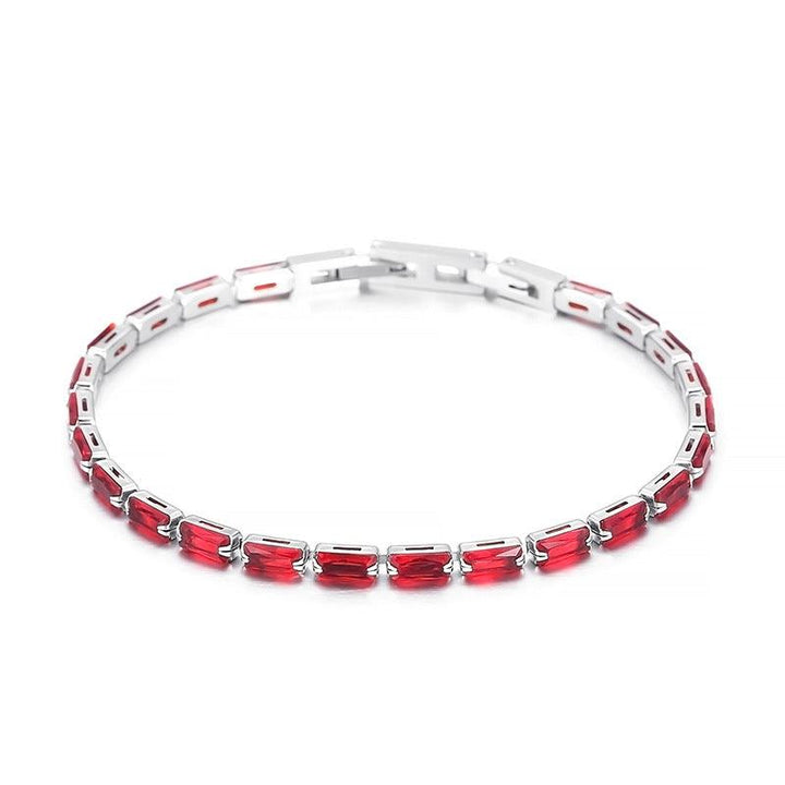 Kalen 3mm Stainless Steel Zircon Tennis Chain Wholesale Bracelet - kalen