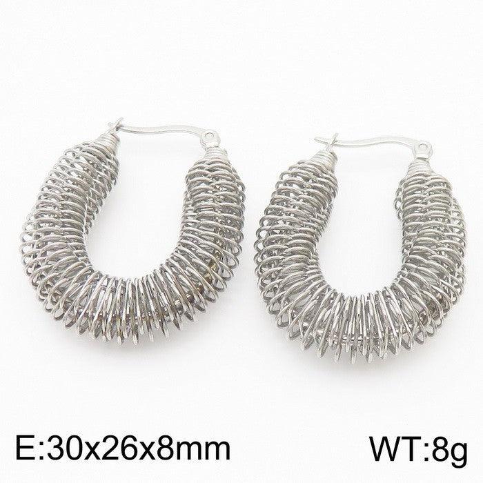 Kalen Stainless Steel Wholesale Hoop Earrings for Women - kalen