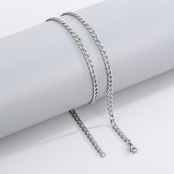 Stainless Steel 3/4/5/6/8/10/11mm Polished Miami Cuban Link Chain Necklace With Lobster Clap - kalen