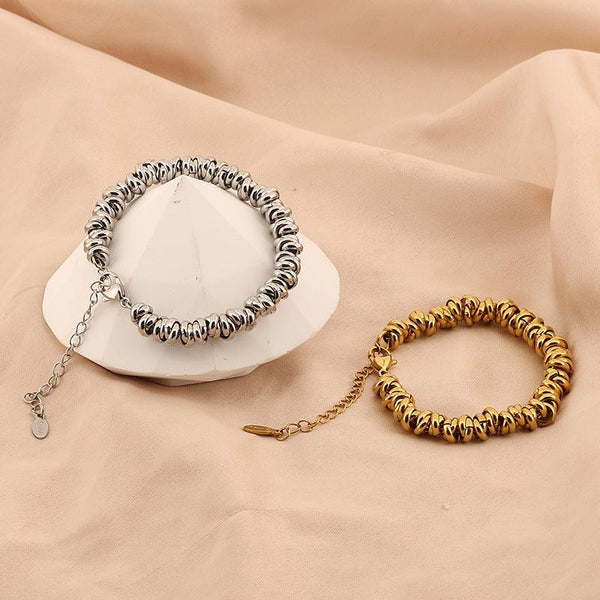 Kalen 6mm Stainless Steel Bead Chain Bracelet for Women - kalen