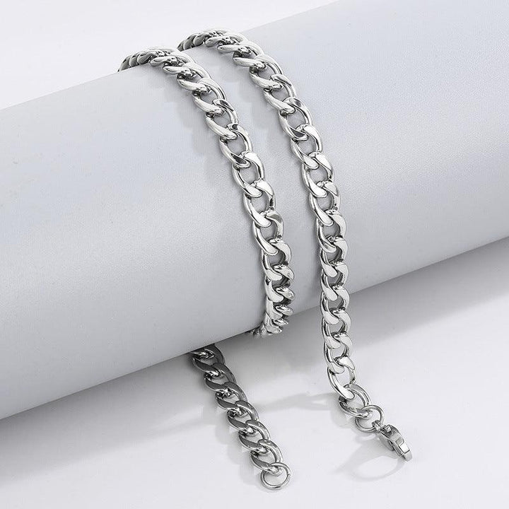 Stainless Steel 3/4/5/6/8/10/11mm Polished Miami Cuban Link Chain Necklace With Lobster Clap - kalen