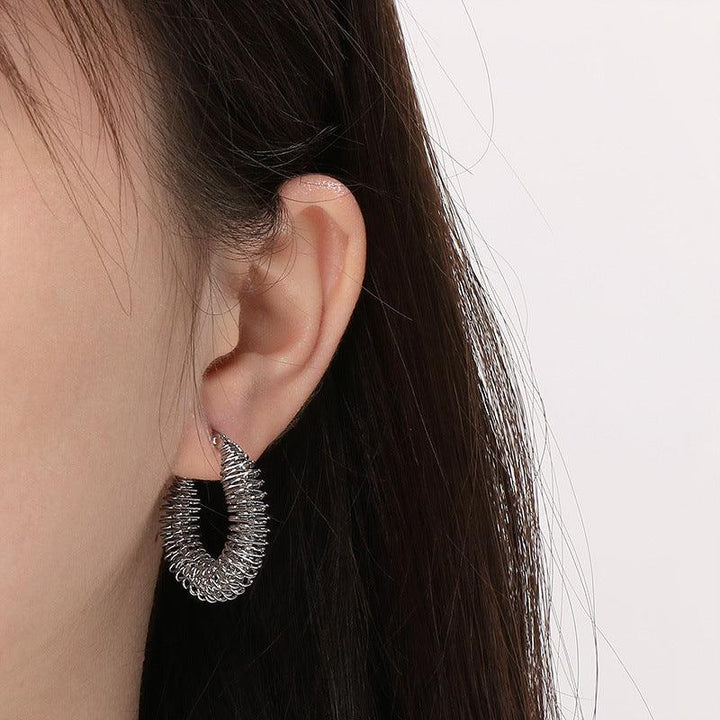 Kalen Stainless Steel Wholesale Hoop Earrings for Women - kalen