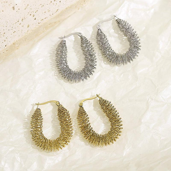 Kalen Stainless Steel Wholesale Hoop Earrings for Women - kalen