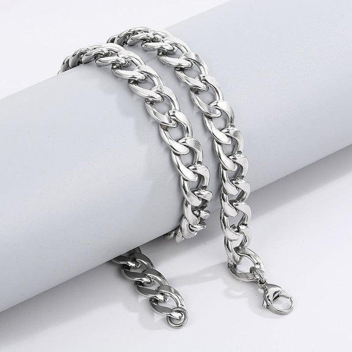 Stainless Steel 3/4/5/6/8/10/11mm Polished Miami Cuban Link Chain Necklace With Lobster Clap - kalen