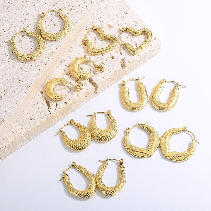 Chunky Vintage Statement Earrings - kalen