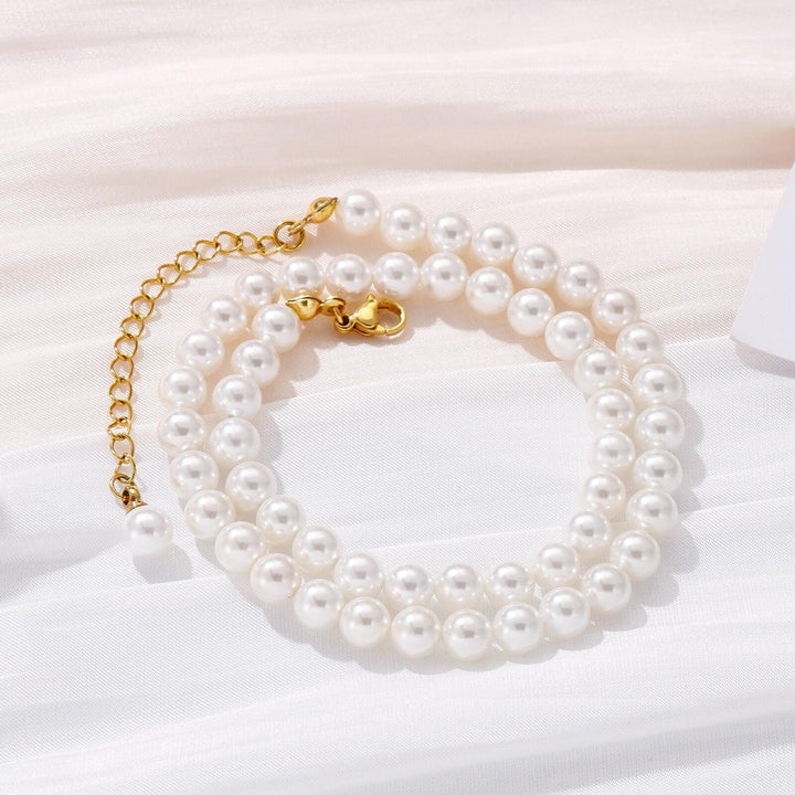 KALEN Stacking Elegant Big White Shell Pearl Beads Choker Clavicle Chain Necklace For Women Wedding Jewelry Collar 2022 New.