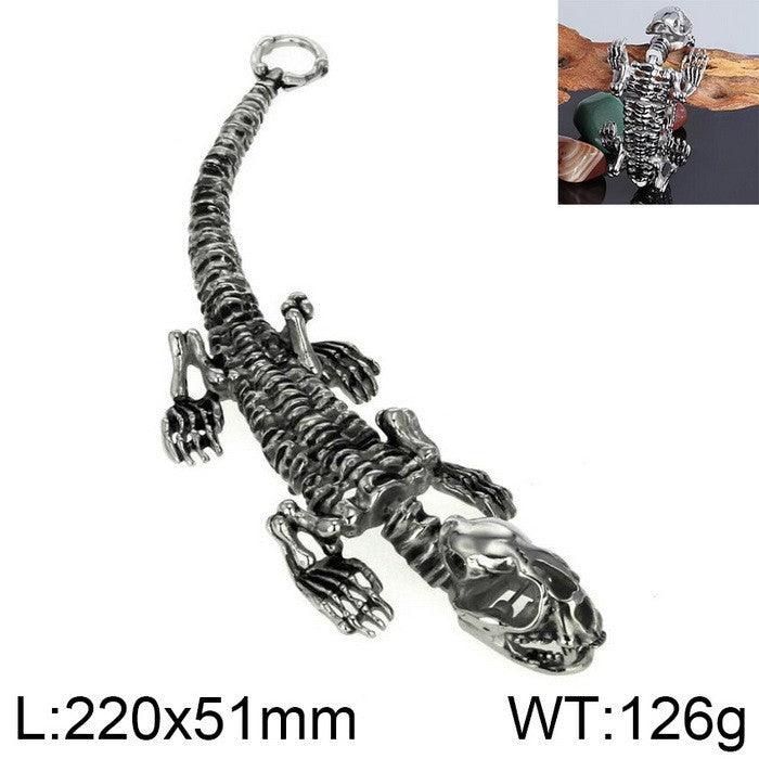 Exaggerated Skull Crocodile Centipede Bracelet For Men - kalen