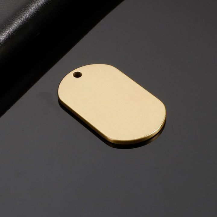 Id Dog Tag Stainless Steel Military Army ID Tag Name Blank Dog Tags Pendant Logo laser engraving text.