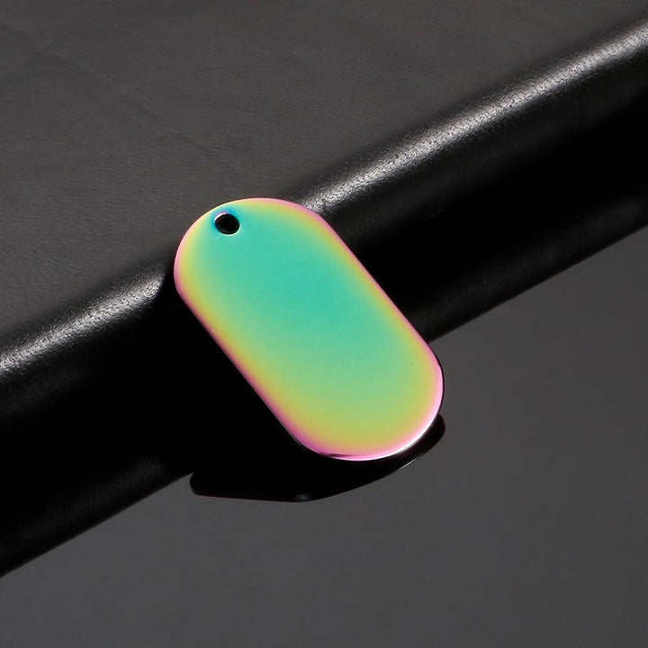 Id Dog Tag Stainless Steel Military Army ID Tag Name Blank Dog Tags Pendant Logo laser engraving text.