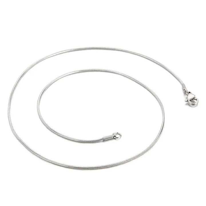 Kalen 0.9/1.2mm Stainless Steel Mini Round Snake Chain Necklace For Women - kalen