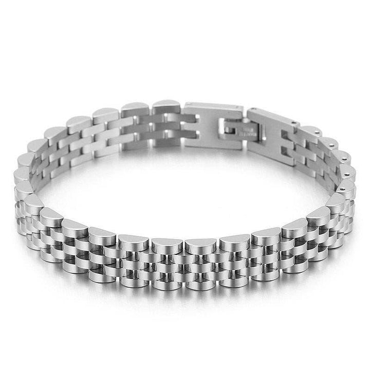 Kalen Trend 10mm Dubai Luxury Quality Men's Bracelet Bicycle Chain Link Hip Hop Jewelry.