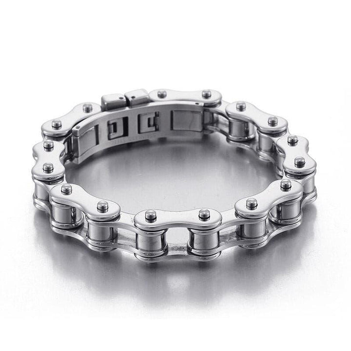 Kalen Four-Color Trend Bicycle Chain 11mm Wide High Quality Stainless Steel Men's Bracelet Jewelry.