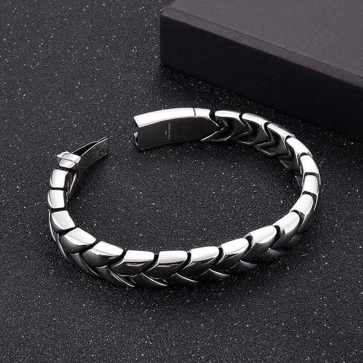 KALEN 11mm Cast Polished Small Chain Bracelet Men Stainless Steel 316L Trendy Jewelry Newest.