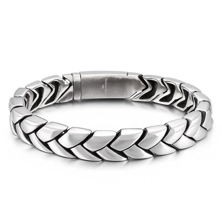 KALEN 11mm Cast Polished Small Chain Bracelet Men Stainless Steel 316L Trendy Jewelry Newest.