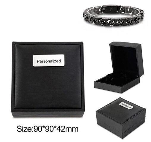 Kalen 13mm Vintage Chain Men&amp;#39;s 316L Stainless Steel Bracelet Punk Style Accessories Party Gift Jewelry.