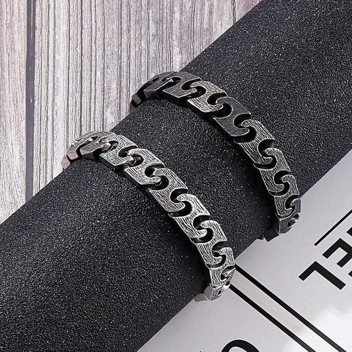 Kalen 13mm Vintage Chain Men&amp;#39;s 316L Stainless Steel Bracelet Punk Style Accessories Party Gift Jewelry.