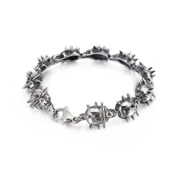 Kalen 17/22mm Casting Skull Chain Bracelet for Men - kalen