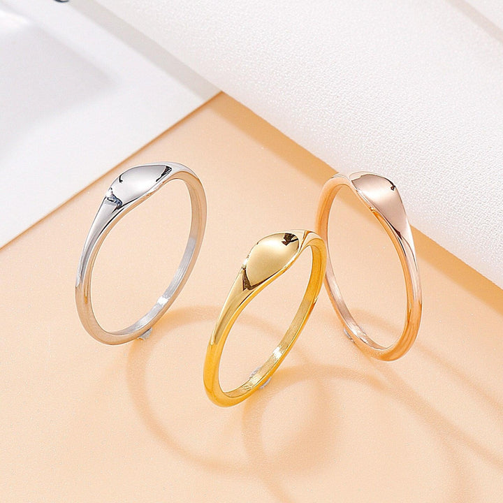 KALEN 1mm Small Mini Stacking Knuckle Ring Simple Metal Finger Ring Links Charm Rings For Women Anillos Mujer Jewelry.