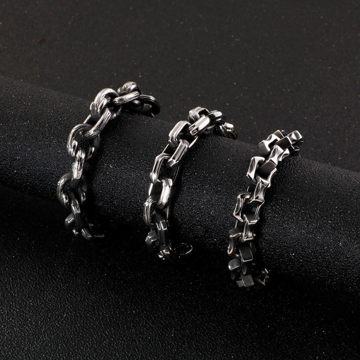 Kalen 316L Stainless Steel Men's Bracelet Hard And Non-deformation Gothic Style Bracelets Jewelry.